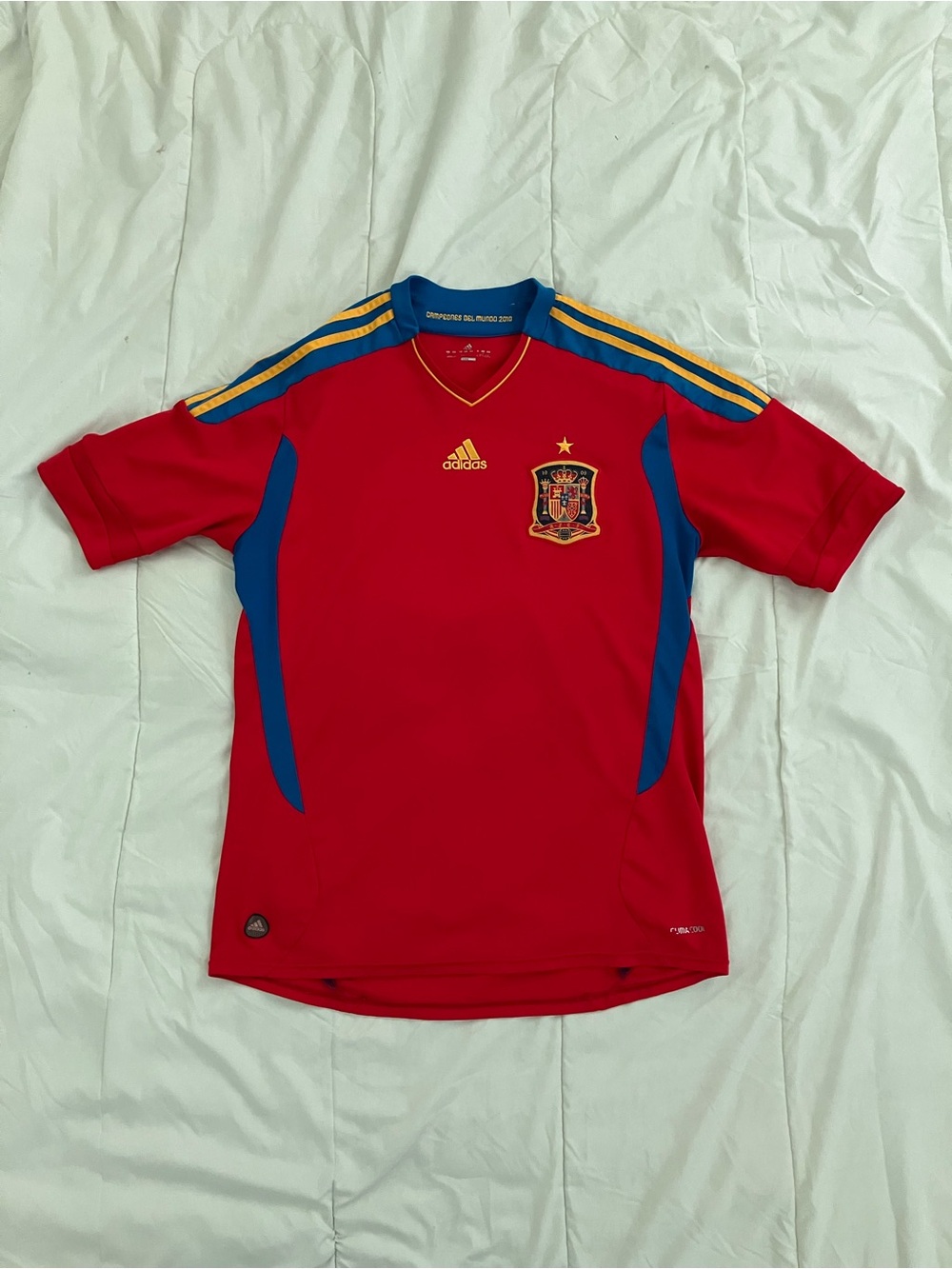 Adidas Spain National Team Jersey XL Soccer Football 2010 FIFA Word Cup Champion